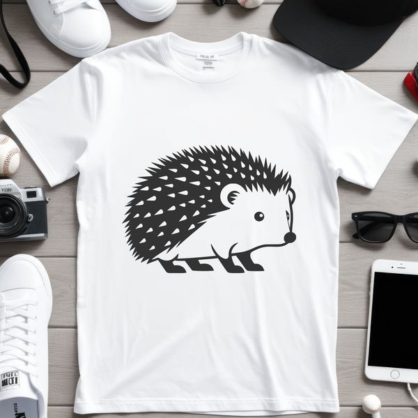 Hedgehog Clip Art Illustration An illustration of a hedgehog in vector format.