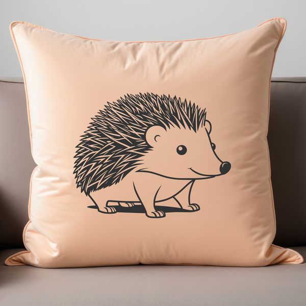 Whimsical Hedgehog SVG Design An SVG clip art design featuring a hedgehog, suitable for various applications including commercial use.