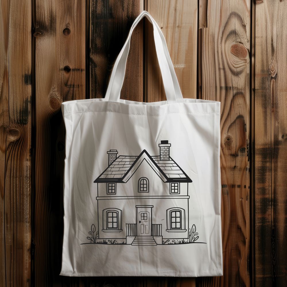 Free Vector Home Illustration A simple house illustration created as a scalable vector graphic (SVG) design.