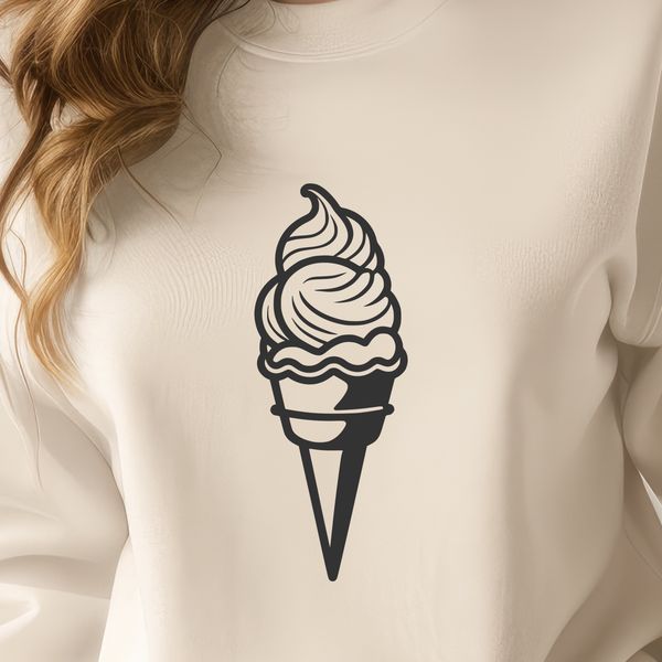 Free Clipart Ice Cream Illustration Illustrative illustration of an ice cream dessert, suitable for vector art designs and clip art.