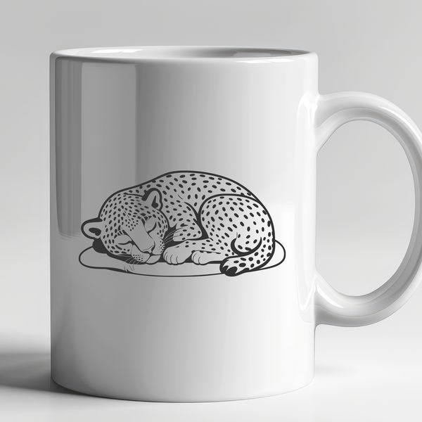 A large feline predator, known as the jaguar, depicted in a vector format.