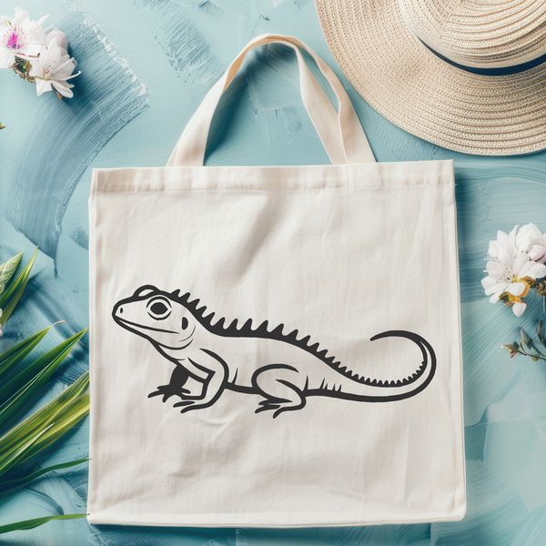 A detailed illustration of a lizard in a vector format.