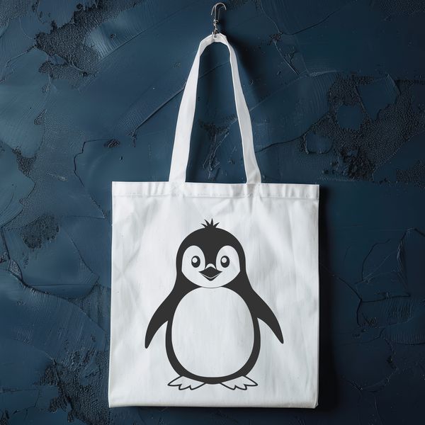 Vector Penguin Icon Design A graphic representation of a bird species in the Penguin genus.