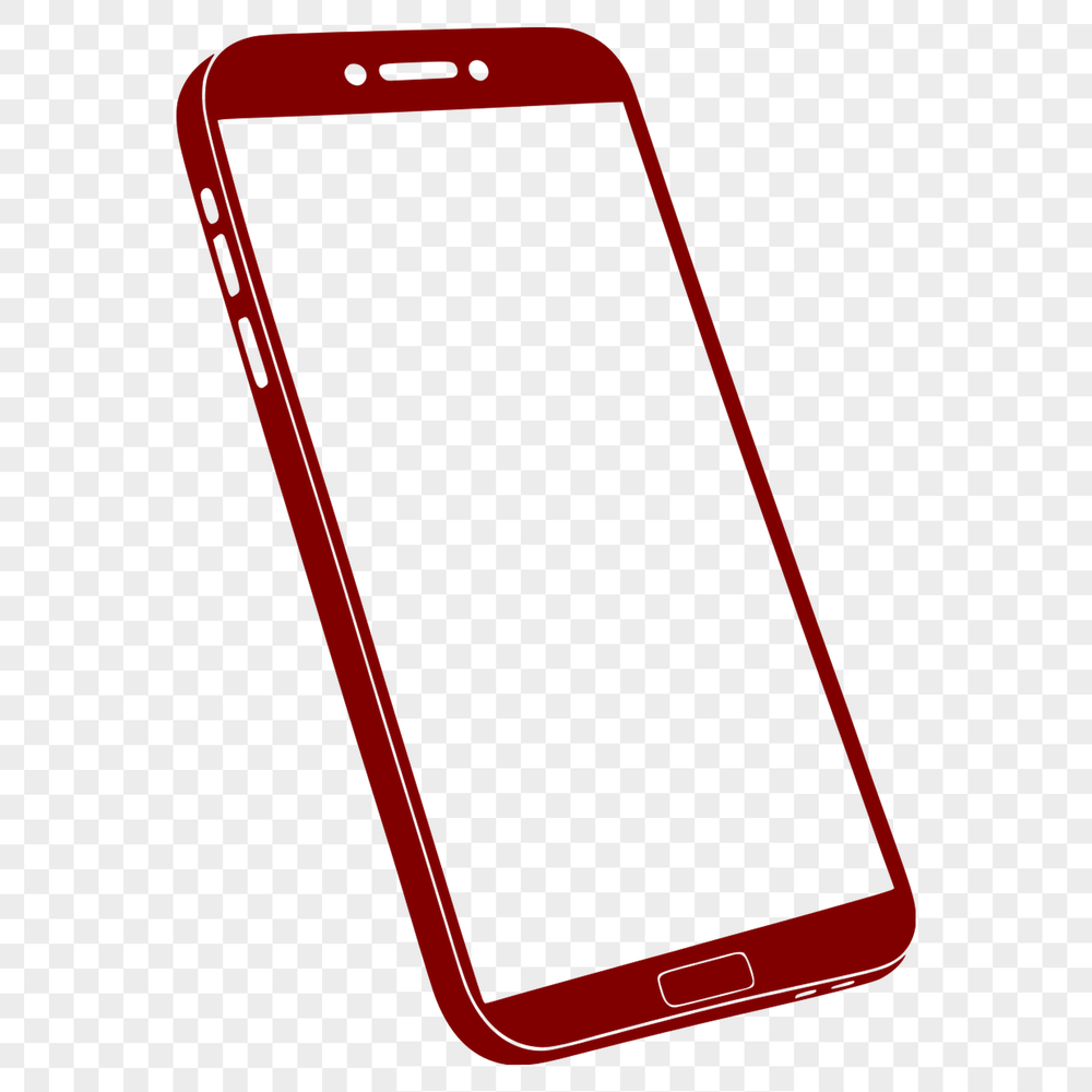 An illustration of a modern smartphone with touchscreen interface.
