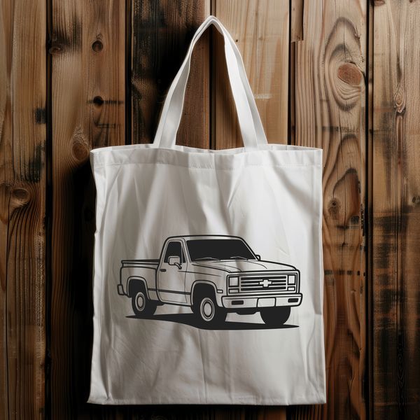 Beautiful Vector Pickup Truck Illustration A detailed vector illustration of a pickup truck with various design elements.