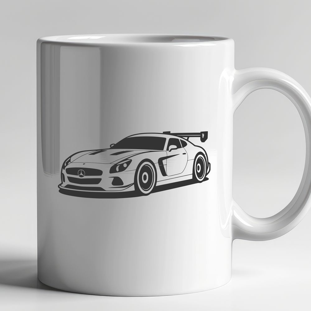 Speedster SVG Image Download A sleek racing car design in vector format, suitable for cutting machines and laser cutters.