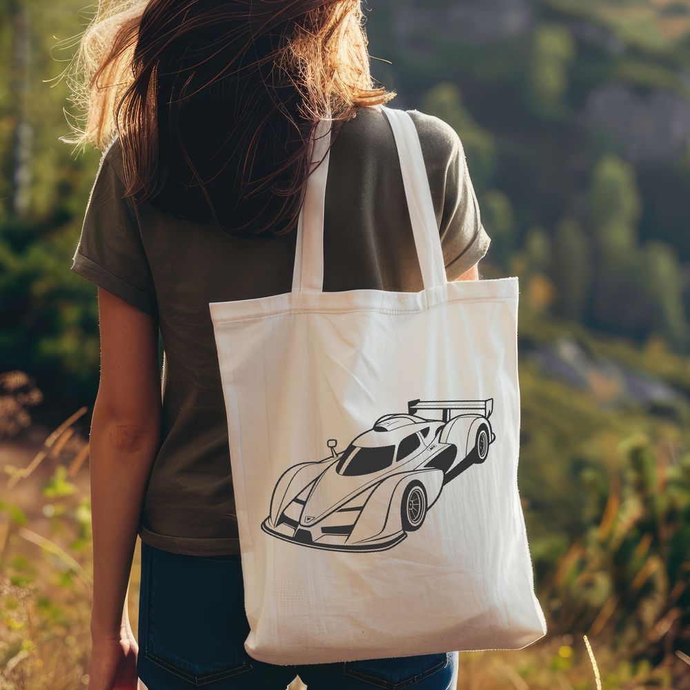 Speedy Vehicle Illustration A sleek racing car illustration designed for digital use in various formats.
