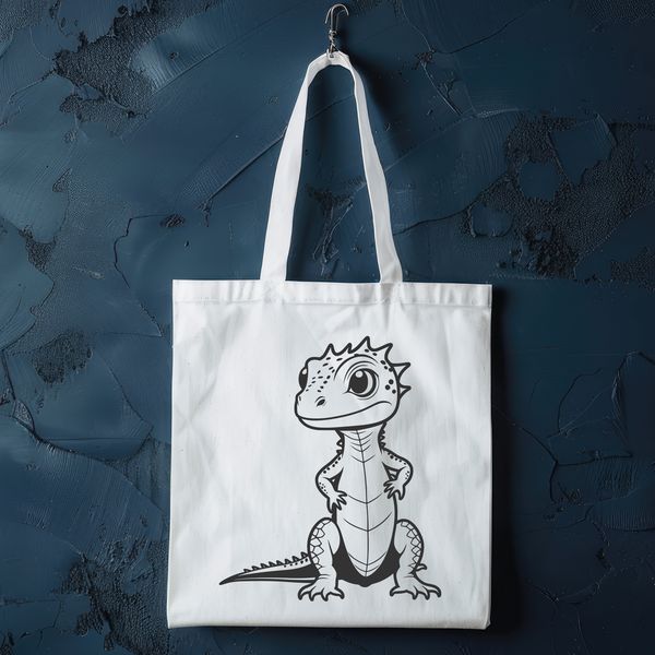 A digital illustration of a lizard in various poses for crafting or design purposes.