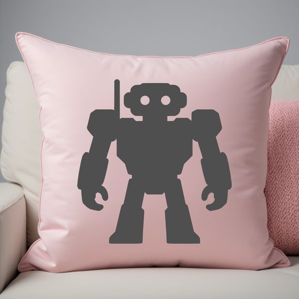 A futuristic robot illustration created as an SVG file, suitable for commercial or personal use in various design projects.