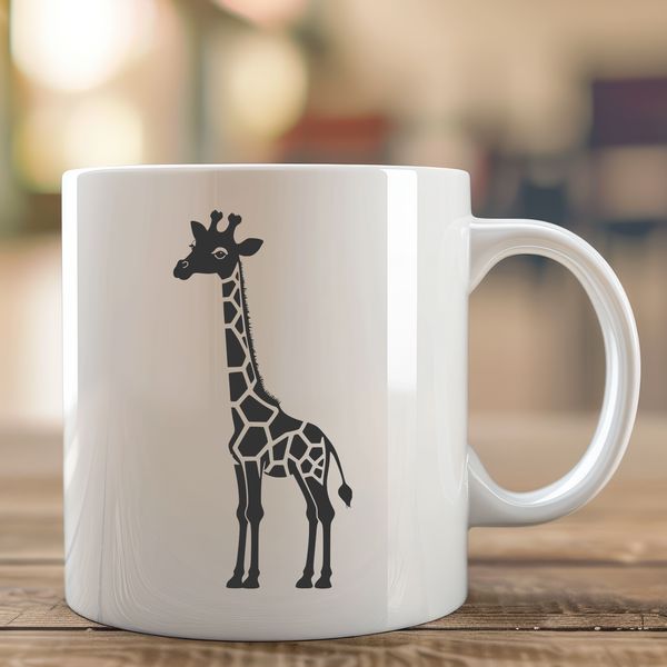 A tall, even-toed ungulate mammal with long neck and legs.