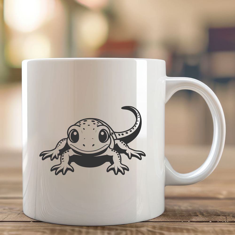 Beautiful Vector Animal Art A digital illustration of a salamander for vector art and design projects.