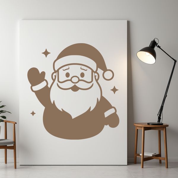 SVG illustration of Father Christmas Claus in traditional attire.