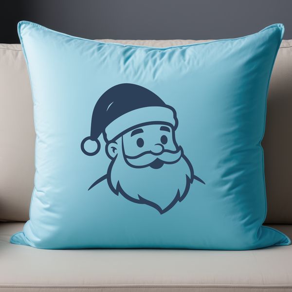 High-resolution silhouette of Father Christmas for commercial and personal use.