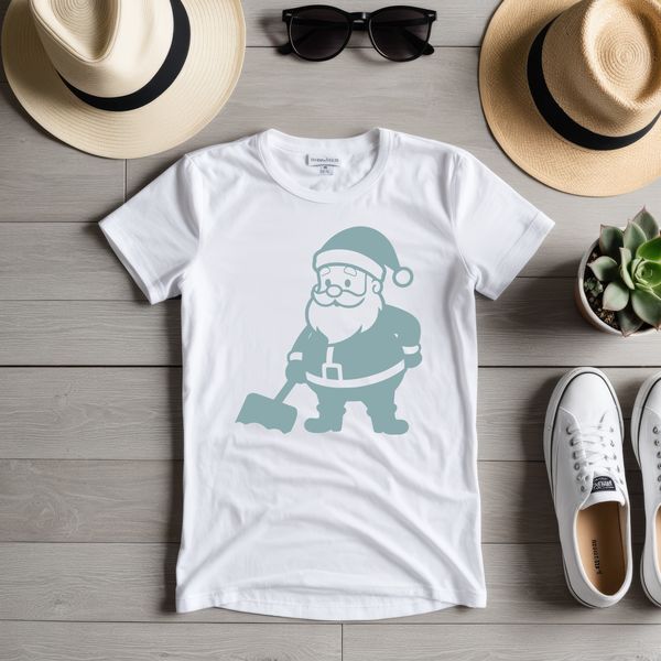 A vector illustration of the iconic Christmas figure, Father Christmas.