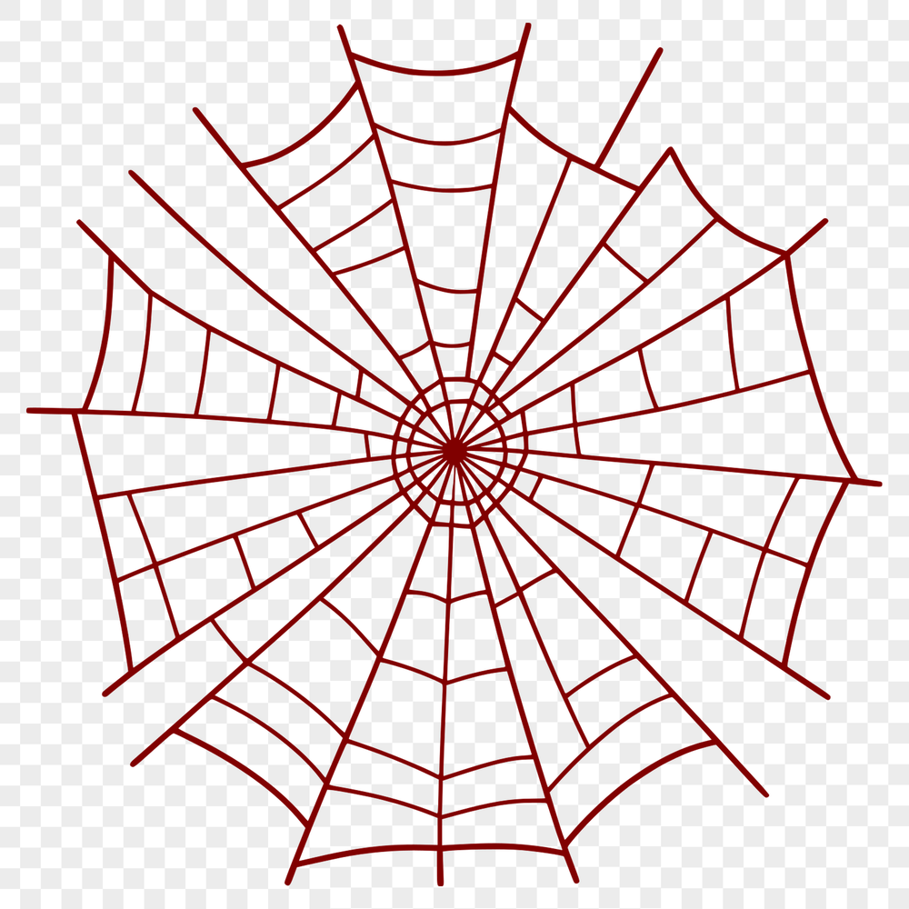 Beautiful High-Res Vector Illustration A detailed illustration of a spider web in high-resolution vector format.