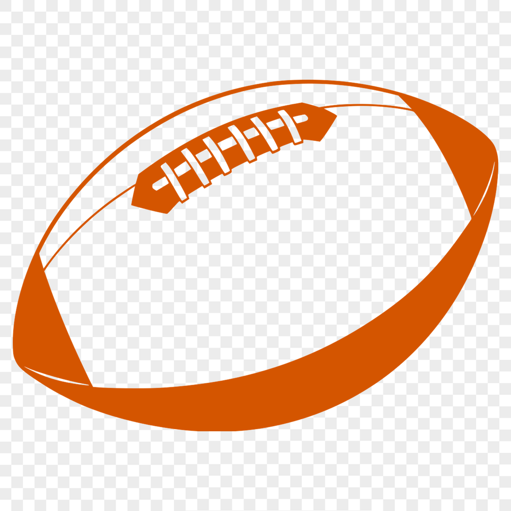 Beautiful Vector Ball Graphics An illustration of an American football in a clean vector design for graphic use.