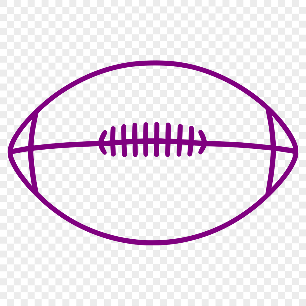 American Football Illustration for Graphic Design A high-quality illustration of an American Football, suitable for graphic design projects.