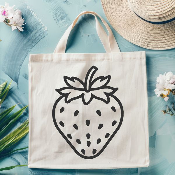 Fresh Strawberry Graphic A high-quality, editable strawberry graphic suitable for various design applications.