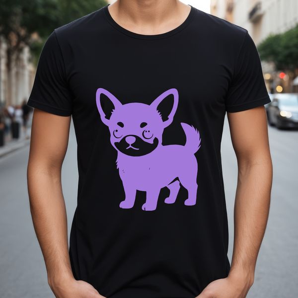 Illustration of a Chihuahua in SVG design for commercial and personal use.