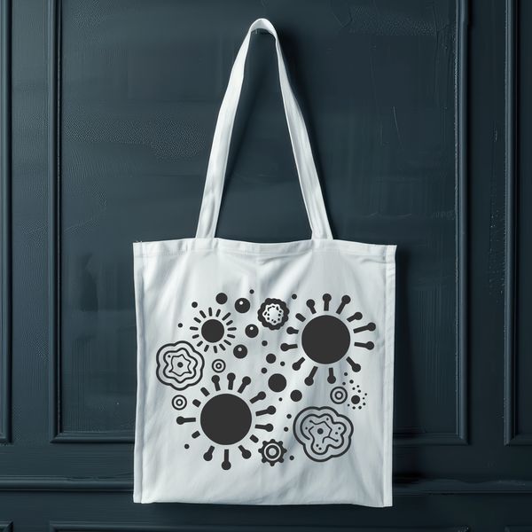 A digital illustration of a single bacterial cell, rendered in vector format with clear lines and shapes.