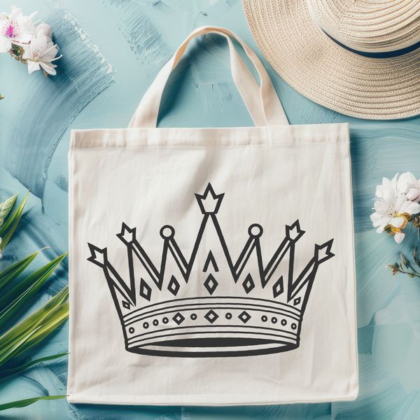 Free Vector Crown Design A digital illustration of a regal crown, designed in vector format for various uses.