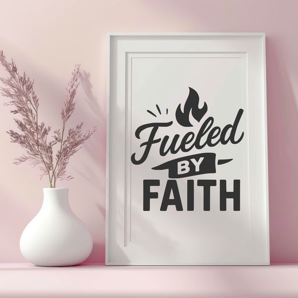 Vector Inspirational Quote Inspirational quote about faith in vector format