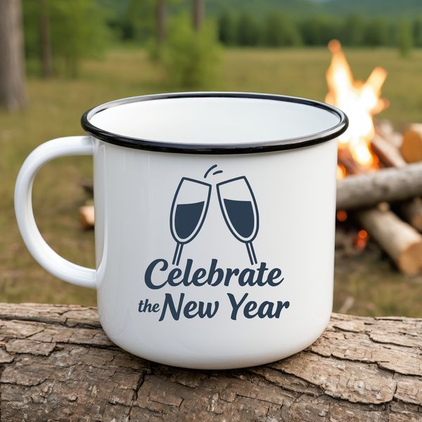 A vector illustration of a new year's theme, suitable for commercial or personal use.