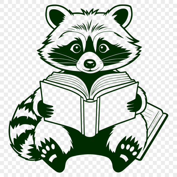 Free Racoon Clip Art Vector Image A simple design of a raccoon for graphic design and crafting projects.