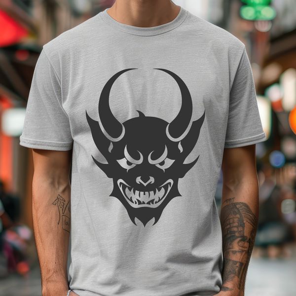 Free SVG Devil Clip Art for Digital Crafting Illustrative depiction of the devil in a Halloween-themed design.