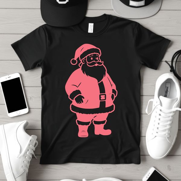 SVG file of a cartoon Santa figure for commercial and personal design projects.