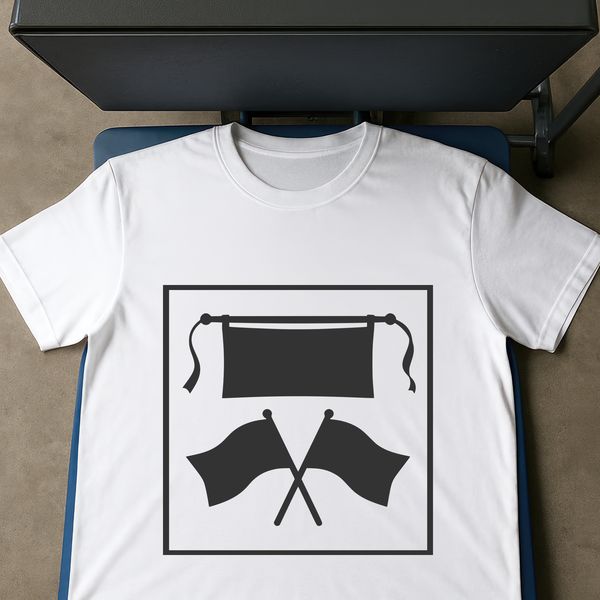 A digital vector graphic of a [flag] symbol.