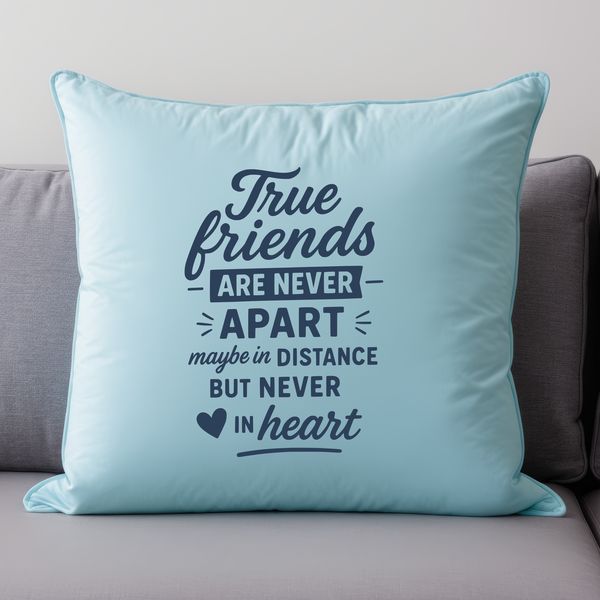 Friendship Quotes Vector Graphic A vector graphic quote about the value of true friends in relationships, suitable for commercial or personal use.