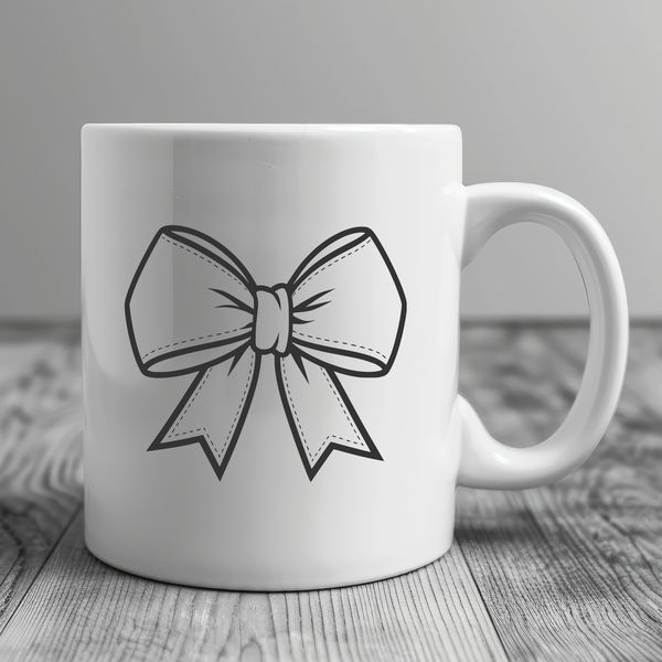Gift Wrap Inspiration A colorful ribbon bow with a festive design, suitable for Christmas and birthday gifts.