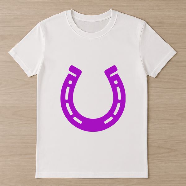 Horse shoe SVG template for Cricut cutting machine