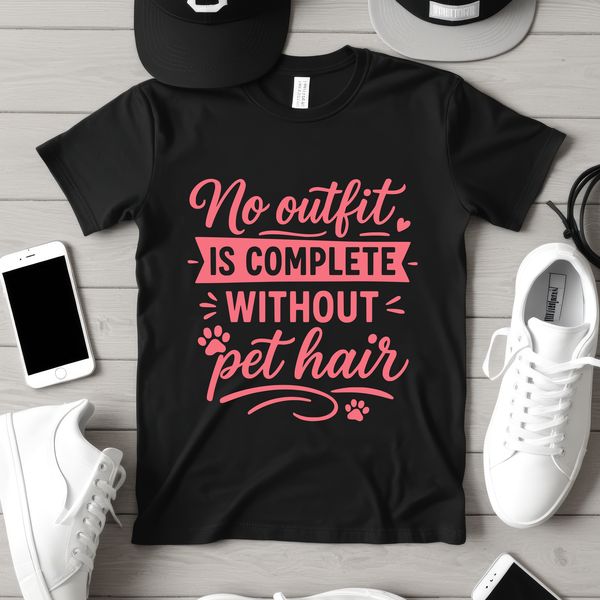 Playful Pooch Quote Design Vector design quote featuring a playful dog with humorous phrase about pet love.