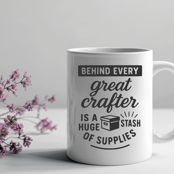 Crafting Inspiration Quote in SVG Format A funny quote about crafting in a vector design format suitable for cutting machines like Cricut.