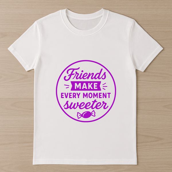 Vector Friendship Sayings Illustration A simple vector illustration of inspiring friendship quotes.