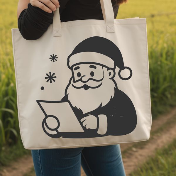 Vector illustration of a jolly Saint Nicholas in festive attire, suitable for Christmas decorations or DIY projects.