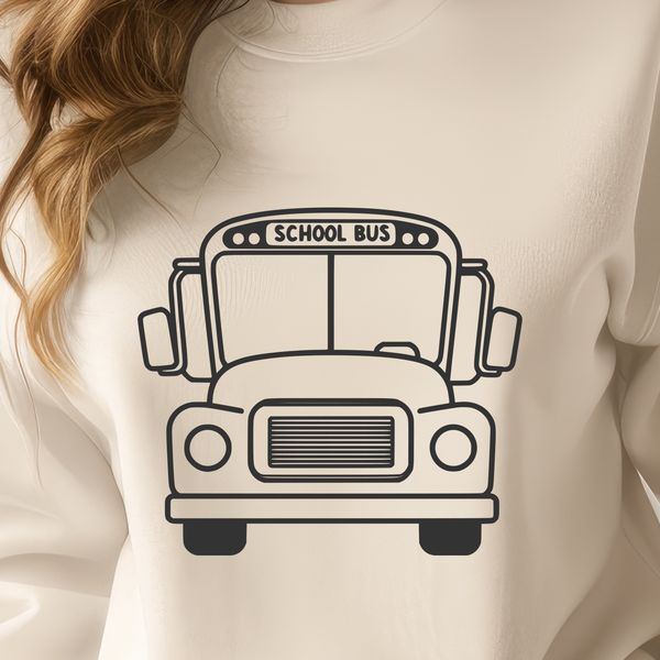 Blue School Bus Clip Art for Educational Projects A blue school bus with a white stripe, suitable for educational purposes.