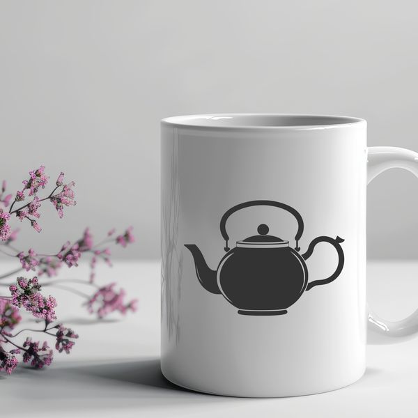 Beautiful Vector Teapot Design A stylized illustration of a teapot in vector format.