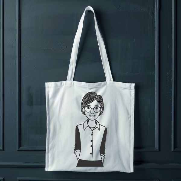Female Teacher Vector Graphic An illustration of a woman in a teaching profession.