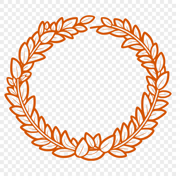 A floral design in vector format forming a circular shape, suitable for cutting machines or laser cutters.