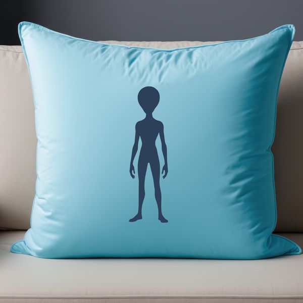 Alien character designed as a vector graphic, suitable for digital and physical crafting projects.