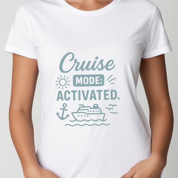 Cruise Vacation Inspiration A colorful illustration of cruise vacation quotes in a vector format.