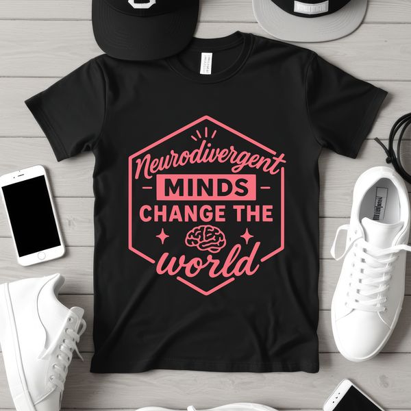 Neurodiversity Inspiration A colorful illustration of inspirational quotes related to neurodivergent conditions, including autism and ADHD.