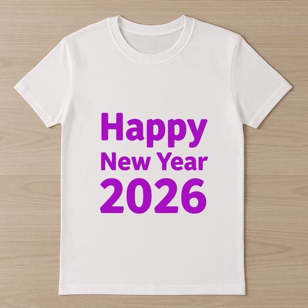 A simple vector design featuring the year 2026 in a clean, modern style.