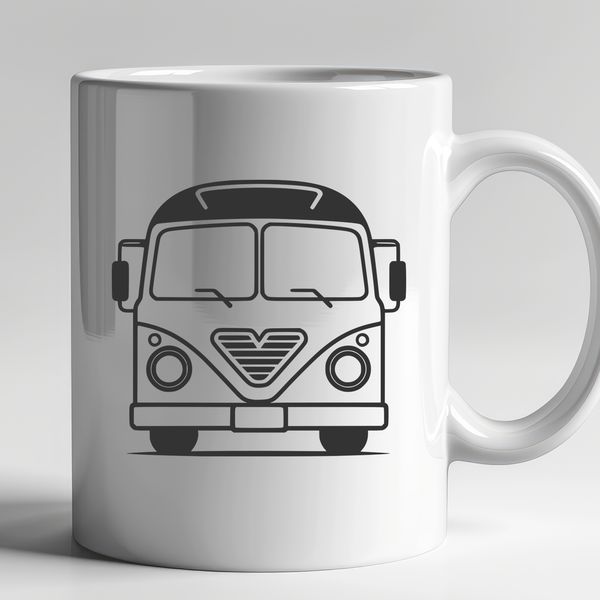 Scalable Bus Icon A high-quality digital image of a bus made from scalable SVG code.