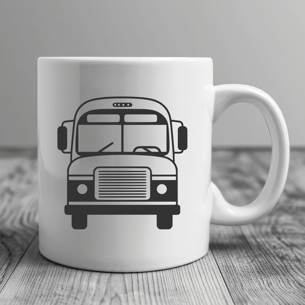 Bus Illustration Vector Graphic A simple illustration of a vehicle, designed as a vector graphic.