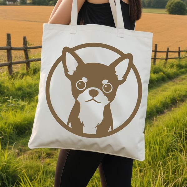 A small breed dog silhouette in vector format, suitable for digital cutting machines and crafting projects.