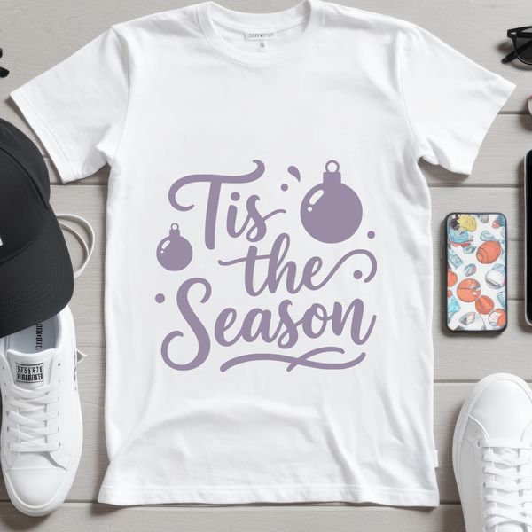 A collection of festive holiday phrases in a clean, modern style.